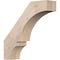 Ekena Millwork 3 1/2"W x 14"D x 14"H Balboa Smooth Knee Brace, Douglas Fir BRC04X14X14BOA00SDF - alternate 1